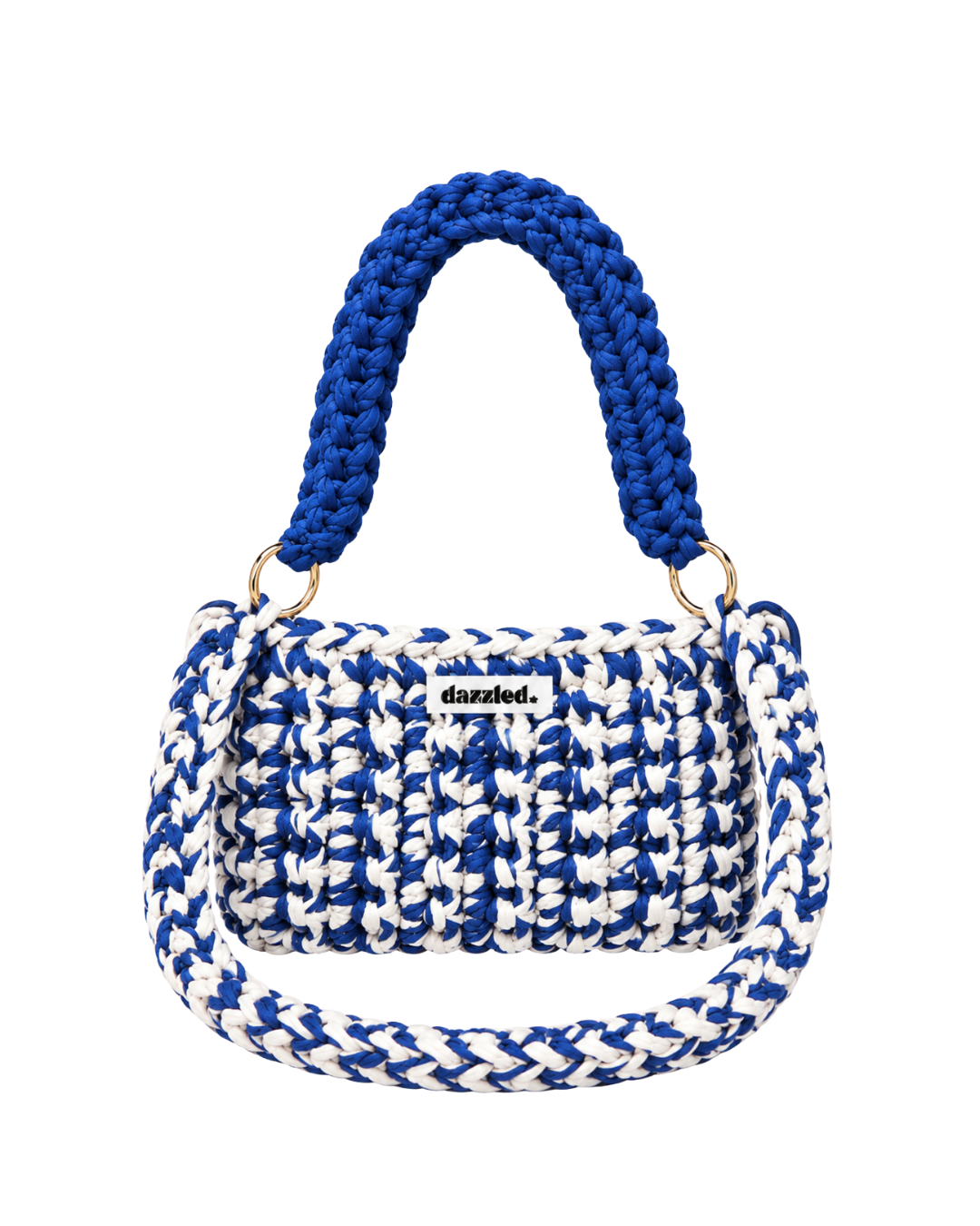 The Bowie bag | Blue and white