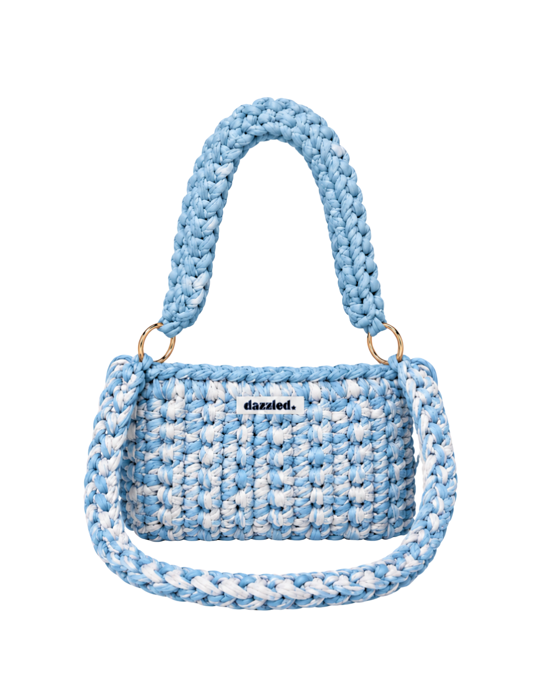 The Bowie bag | Light blue and blue