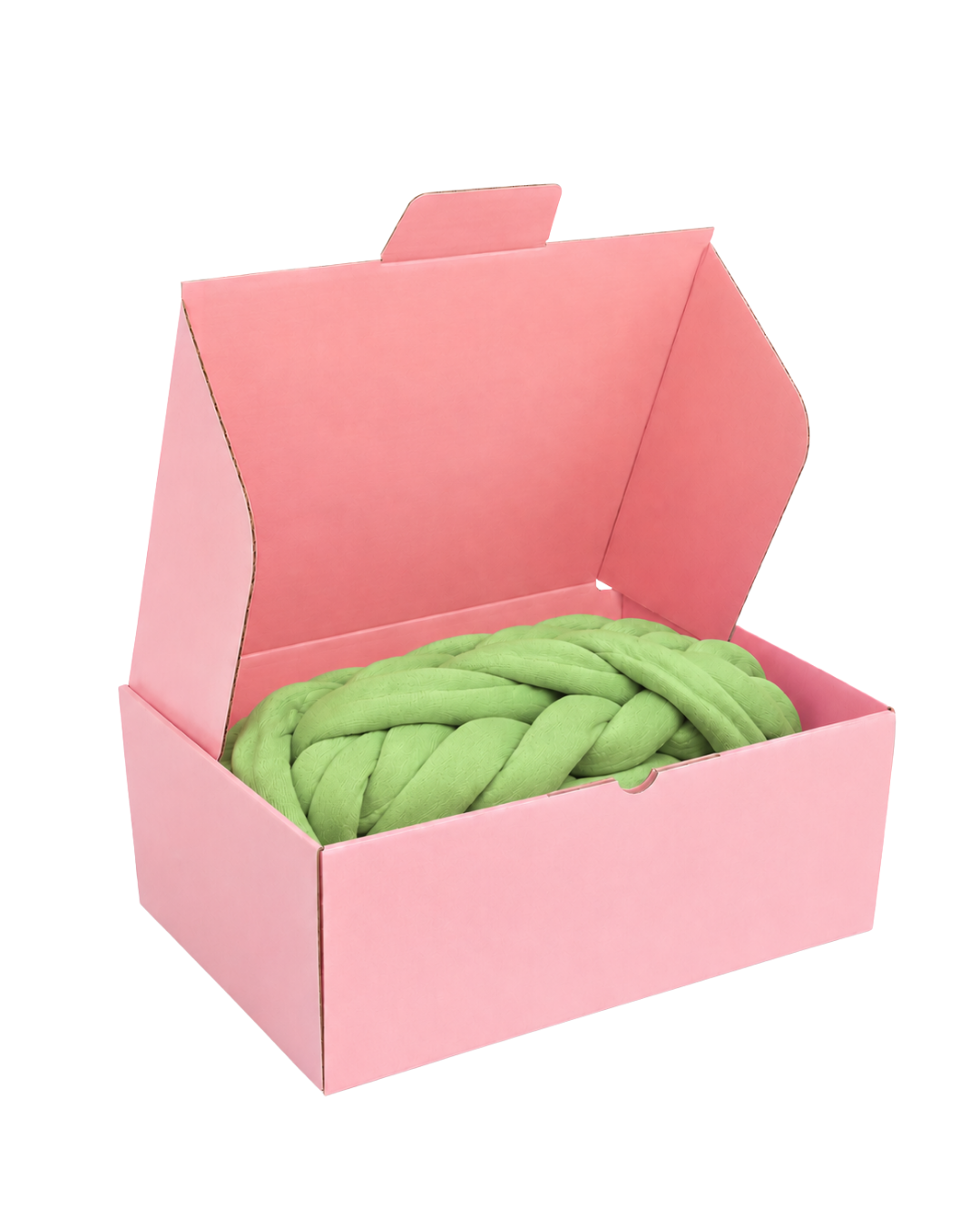 Crochet DIY Kit Green with yarn and materials by Dazzled