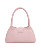 Back view of pink statement shoulder bag for women by Dazzled
