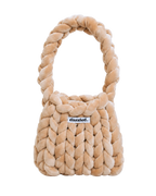 The Mae Bag Beige crochet handbag by Dazzled