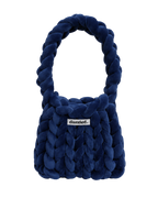 The Mae Bag Navy Blue crochet handbag by Dazzled