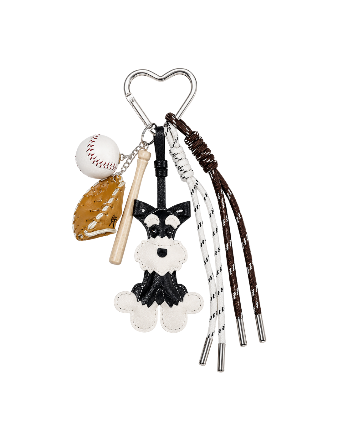 Black Dog bag charm accessory by Dazzled